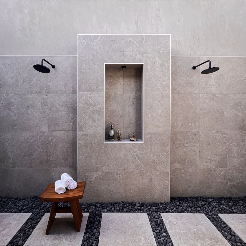 Solid Teak Shower Mat